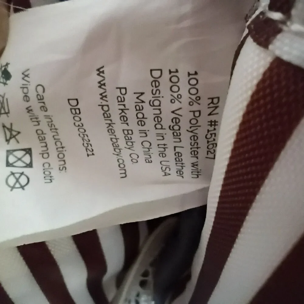 Parker Baby Co. Birch Bag Diaper Backpack EUC